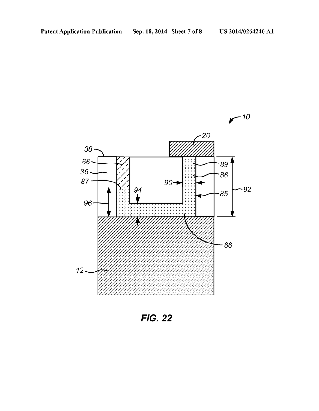 METHOD FOR MAKING MEMORY CELL BY MELTING PHASE CHANGE MATERIAL IN CONFINED     SPACE - diagram, schematic, and image 08