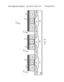 SEMICONDUCTOR DEVICES HAVING DIELECTRIC CAPS ON CONTACTS AND RELATED     FABRICATION METHODS diagram and image