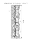 SEMICONDUCTOR DEVICES HAVING DIELECTRIC CAPS ON CONTACTS AND RELATED     FABRICATION METHODS diagram and image