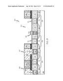 SEMICONDUCTOR DEVICES HAVING DIELECTRIC CAPS ON CONTACTS AND RELATED     FABRICATION METHODS diagram and image