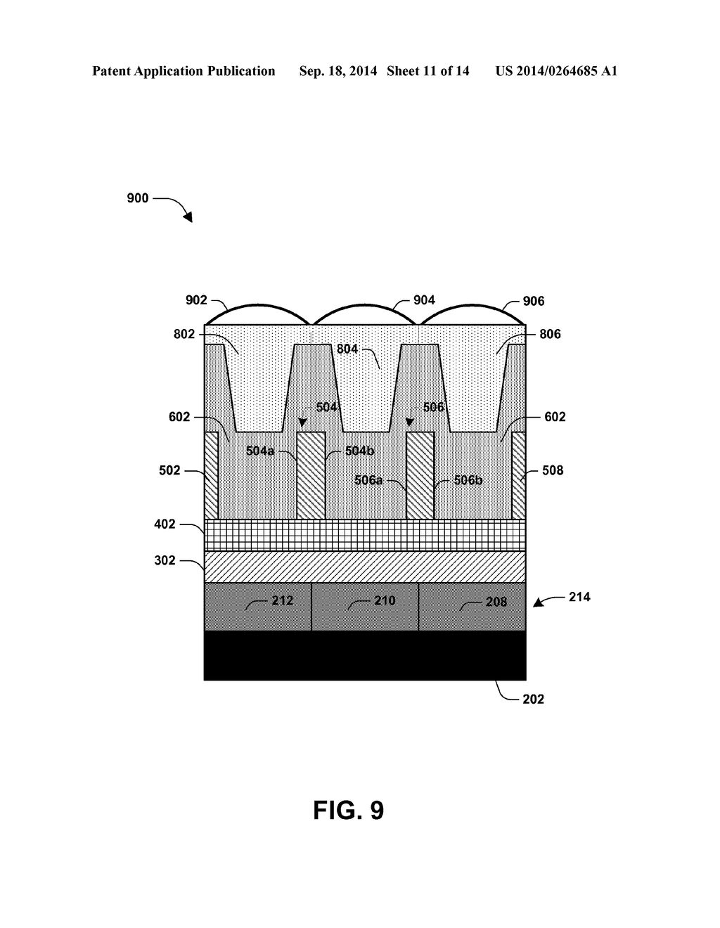 IMAGE SENSOR WITH STACKED GRID STRUCTURE - diagram, schematic, and image 12