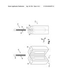 ASSEMBLY CONSISTING OF A DECONTAMINATION DEVICE AND AT LEAST ONE PREFORM,     FACILITY AND METHOD FOR PRODUCING A STERILE CONTAINER diagram and image