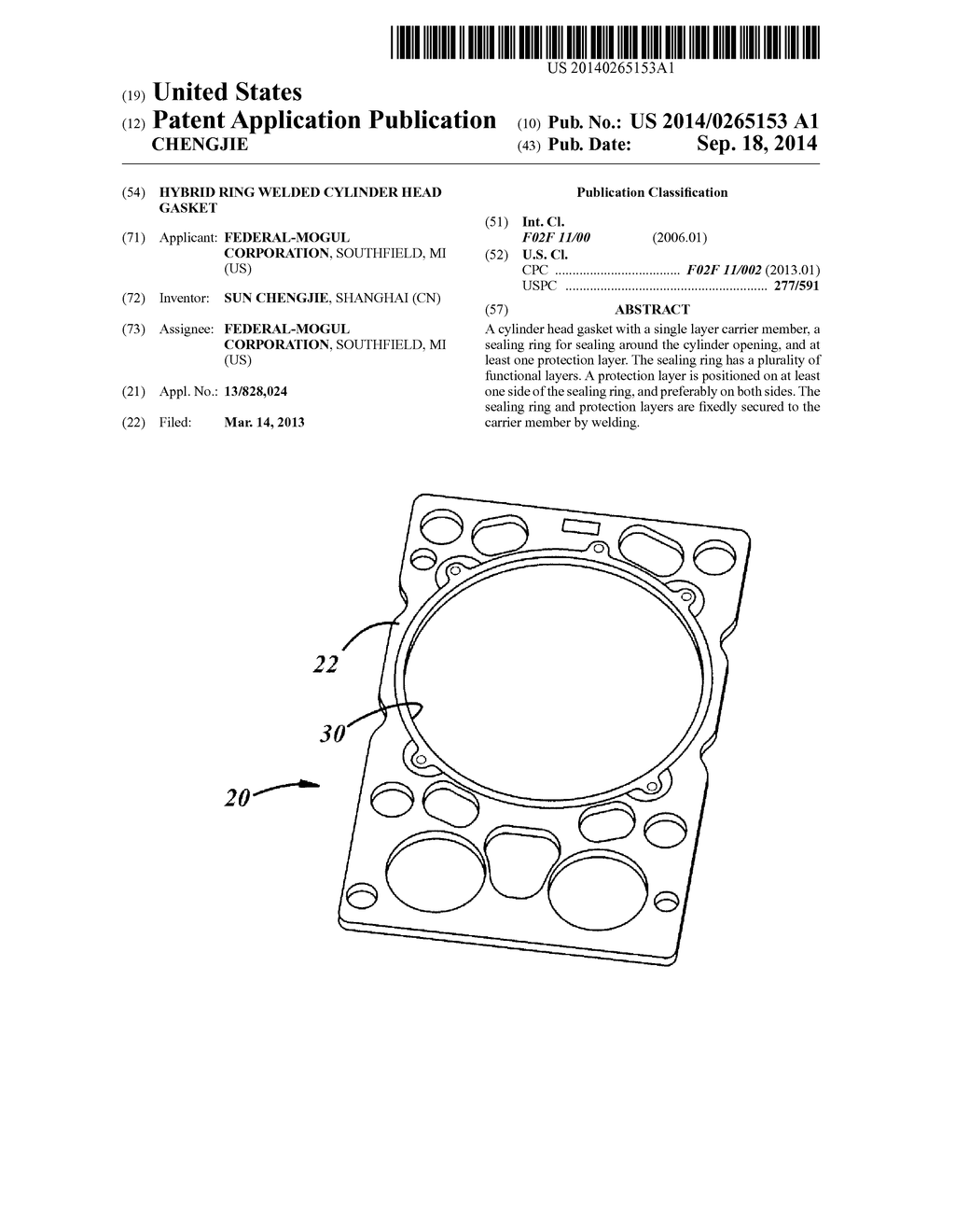 HYBRID RING WELDED CYLINDER HEAD GASKET - diagram, schematic, and image 01