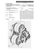 Gear system to assist with transportation on uneven ground and stairs diagram and image