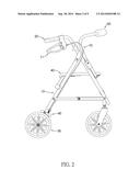 BRAKING SYSTEM, ROLLATOR AND TRANSPORT CHAIR WITH THE SAME diagram and image