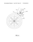 BRAKING SYSTEM, ROLLATOR AND TRANSPORT CHAIR WITH THE SAME diagram and image