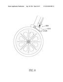 BRAKING SYSTEM, ROLLATOR AND TRANSPORT CHAIR WITH THE SAME diagram and image