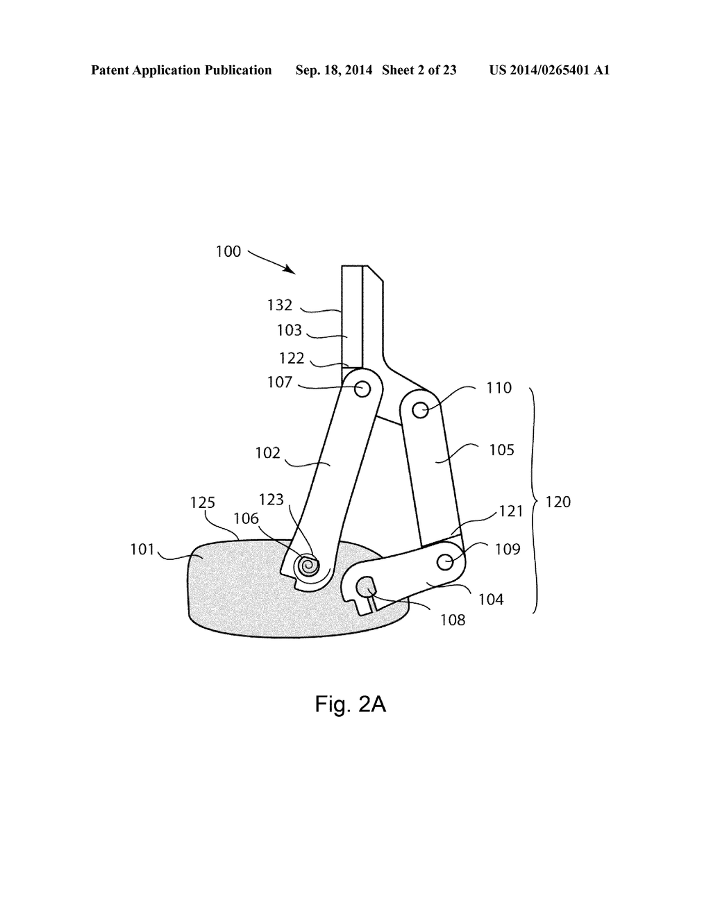 GRIPPER HAVING A TWO DEGREE OF FREEDOM UNDERACTUATED MECHANICAL FINGER FOR     ENCOMPASSING AND PINCH GRASPING - diagram, schematic, and image 03