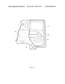 INVISIBLE SLIDING DOOR TRIM STRUCTURE diagram and image