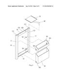 CART HAVING CORNER BUMPERS, SIDE CONTAINERS, AND CORNER TOP HOLDERS diagram and image