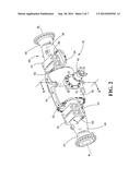 Machine Axle Housing with Integrated Oil Circulation System diagram and image