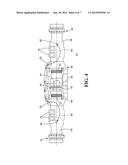 Machine Axle Housing with Integrated Oil Circulation System diagram and image