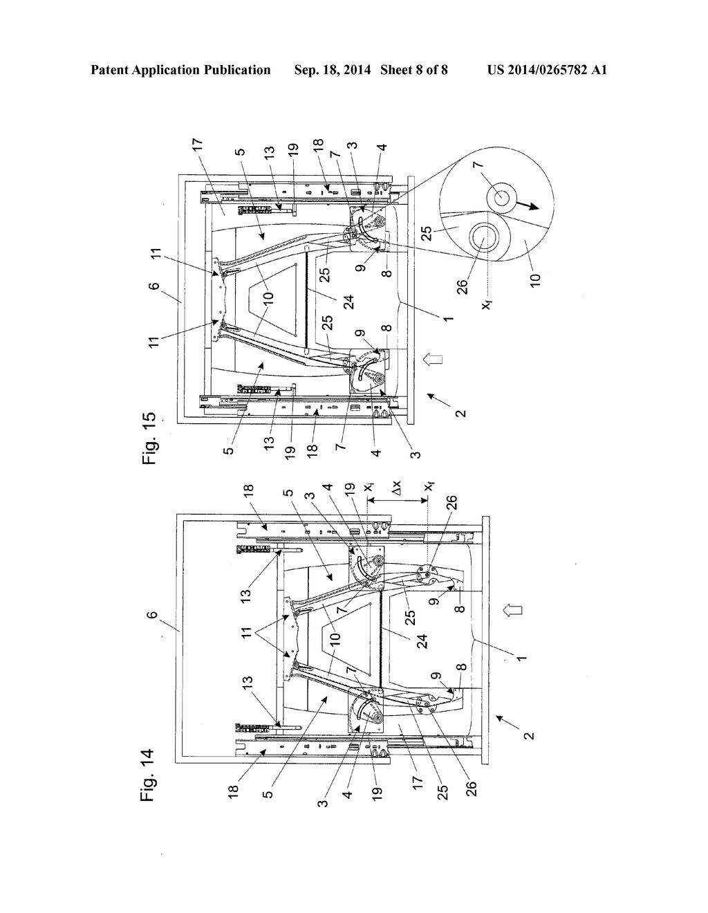 ARRANGEMENT FOR MOVING A MOVEABLE FURNITURE PART - diagram, schematic, and image 09