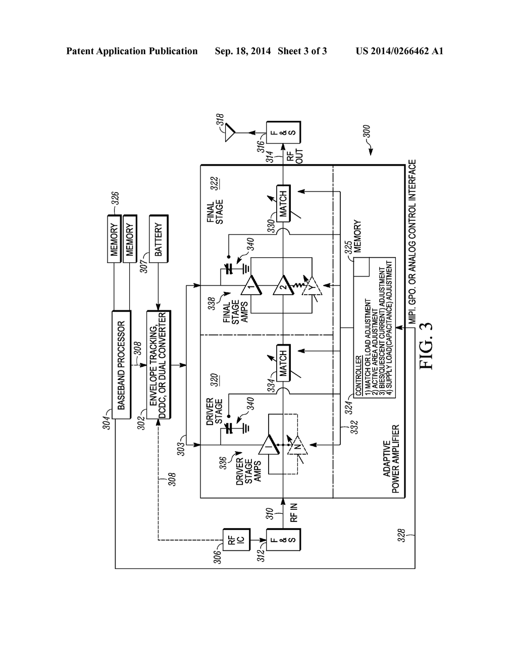 LOW POWER CONSUMPTION ADAPTIVE POWER AMPLIFIER - diagram, schematic, and image 04