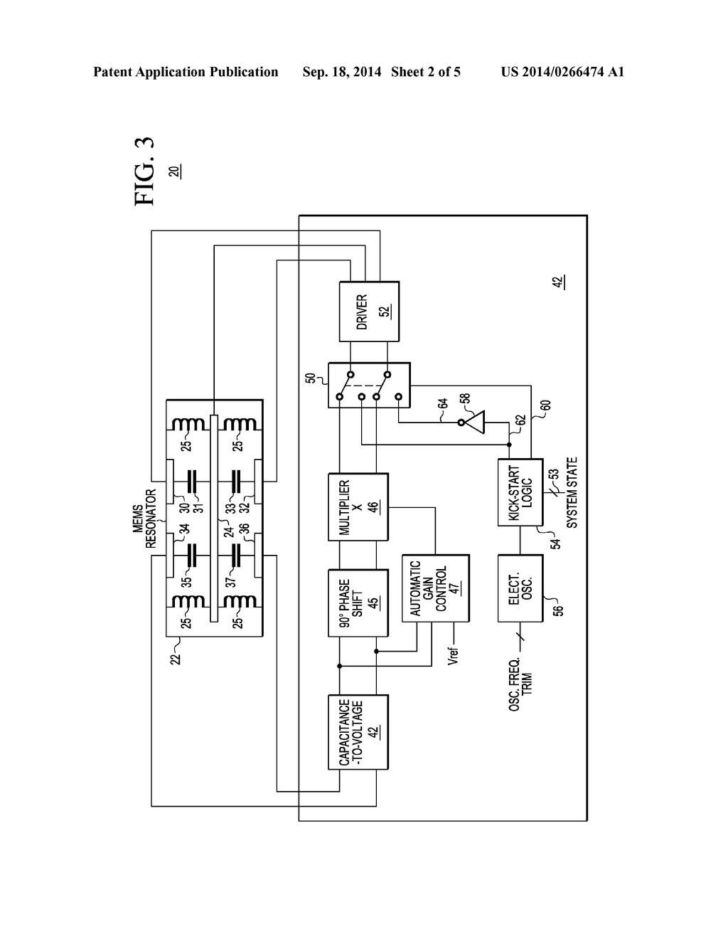 SYSTEM AND METHOD FOR IMPROVED MEMS OSCILLATOR STARTUP - diagram, schematic, and image 03