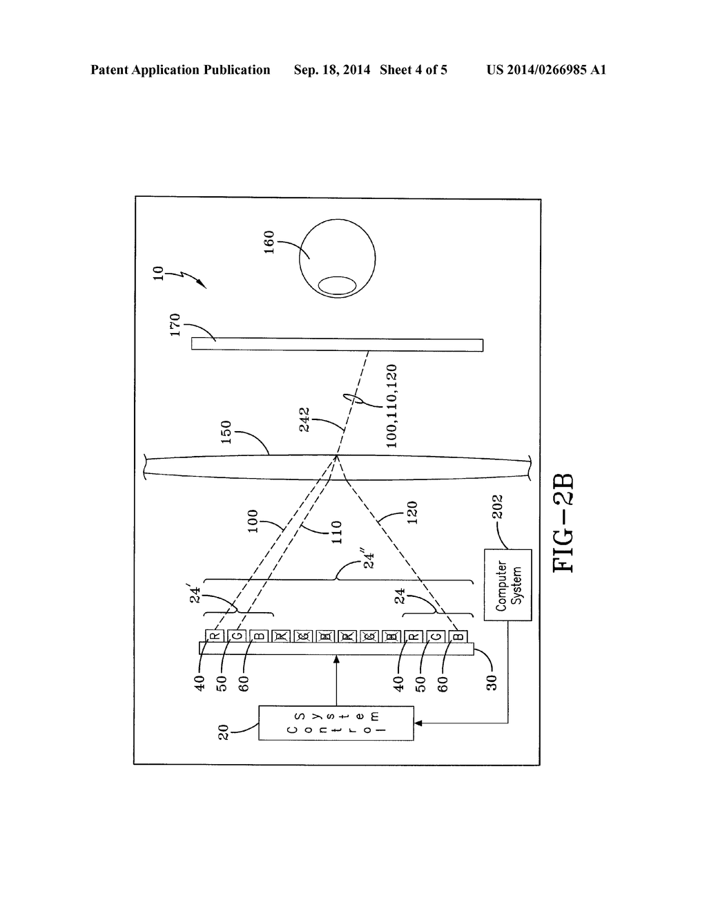 SYSTEM AND METHOD FOR CHROMATIC ABERRATION CORRECTION FOR AN IMAGE     PROJECTION SYSTEM - diagram, schematic, and image 05