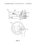 VEHICLE DASHBOARD DEVICE WITH A TOUCHABLE MOBILE REMOTE CONTROL diagram and image