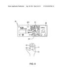 VEHICLE DASHBOARD DEVICE WITH A TOUCHABLE MOBILE REMOTE CONTROL diagram and image