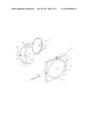 EYEGLASSES WITH ROTATIONALLY SECURED CIRCULAR LENSES, LENS JIG AND METHOD     OF JIG USE diagram and image