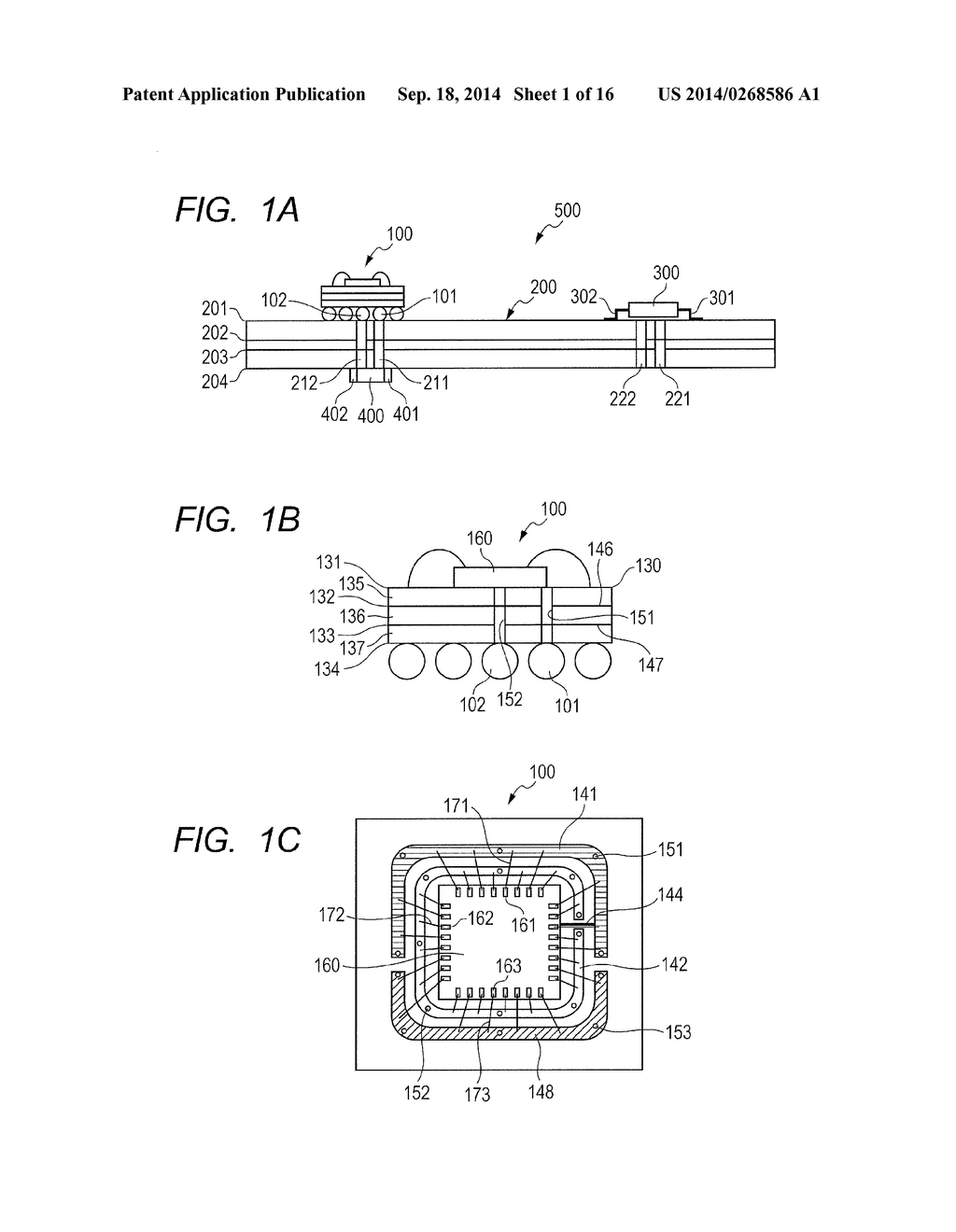 SEMICONDUCTOR PACKAGE AND PRINTED CIRCUIT BOARD - diagram, schematic, and image 02