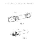 FLASHLIGHT INCLUDING BATTERY TYPE INDICATOR diagram and image