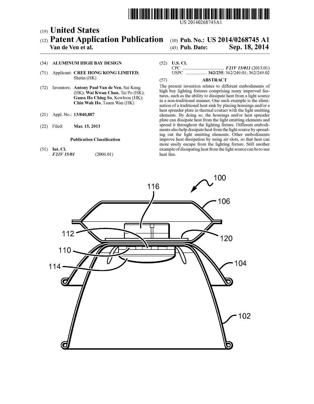 ALUMINUM HIGH BAY DESIGN - diagram, schematic, and image 01