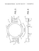 DEVICE FOR SECURING A SOURCE OF LED LIGHT TO A HEAT SINK SURFACE diagram and image