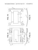 DEVICE FOR SECURING A SOURCE OF LED LIGHT TO A HEAT SINK SURFACE diagram and image