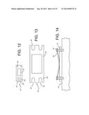 DEVICE FOR SECURING A SOURCE OF LED LIGHT TO A HEAT SINK SURFACE diagram and image