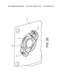 DEVICE FOR SECURING A SOURCE OF LED LIGHT TO A HEAT SINK SURFACE diagram and image