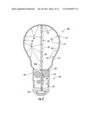 LED LUMINAIRE WITH IMPROVED THERMAL MANAGEMENT AND NOVEL LED     INTERCONNECTING ARCHITECTURE diagram and image