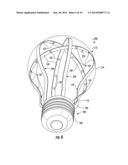 LED LUMINAIRE WITH IMPROVED THERMAL MANAGEMENT AND NOVEL LED     INTERCONNECTING ARCHITECTURE diagram and image