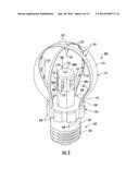 LED LUMINAIRE WITH IMPROVED THERMAL MANAGEMENT AND NOVEL LED     INTERCONNECTING ARCHITECTURE diagram and image