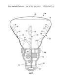 LED LUMINAIRE WITH IMPROVED THERMAL MANAGEMENT AND NOVEL LED     INTERCONNECTING ARCHITECTURE diagram and image