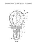 LED LUMINAIRE WITH IMPROVED THERMAL MANAGEMENT AND NOVEL LED     INTERCONNECTING ARCHITECTURE diagram and image