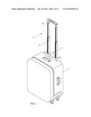 HANDLE ASSEMBLY FOR A LUGGAGE diagram and image