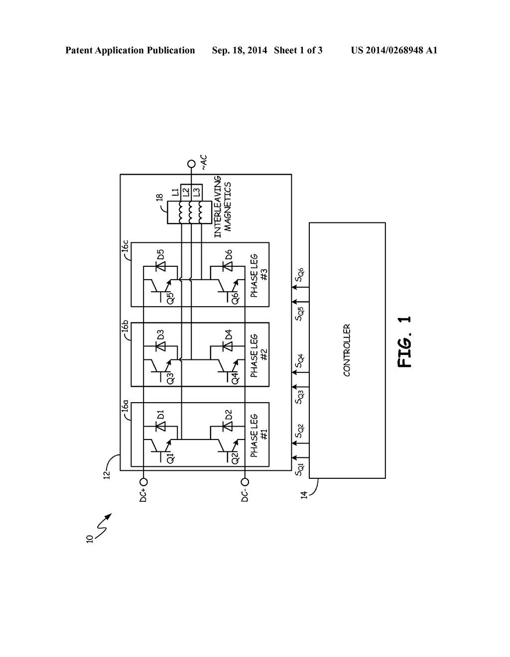 ELECTROMAGNETIC INTERFERENCE (EMI) REDUCTION IN INTERLEAVED POWER     CONVERTER - diagram, schematic, and image 02