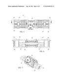 BULK MATERIAL HANDLING ASSEMBLY HAVING A CLAMP MOUNTED VIBRATOR AND METHOD     RELATED TO THE SAME diagram and image