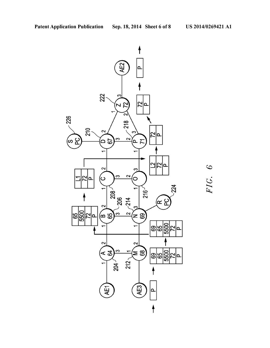 SEGMENT ROUTING: PCE DRIVEN DYNAMIC SETUP OF FORWARDING ADJACENCIES AND     EXPLICIT PATH - diagram, schematic, and image 07