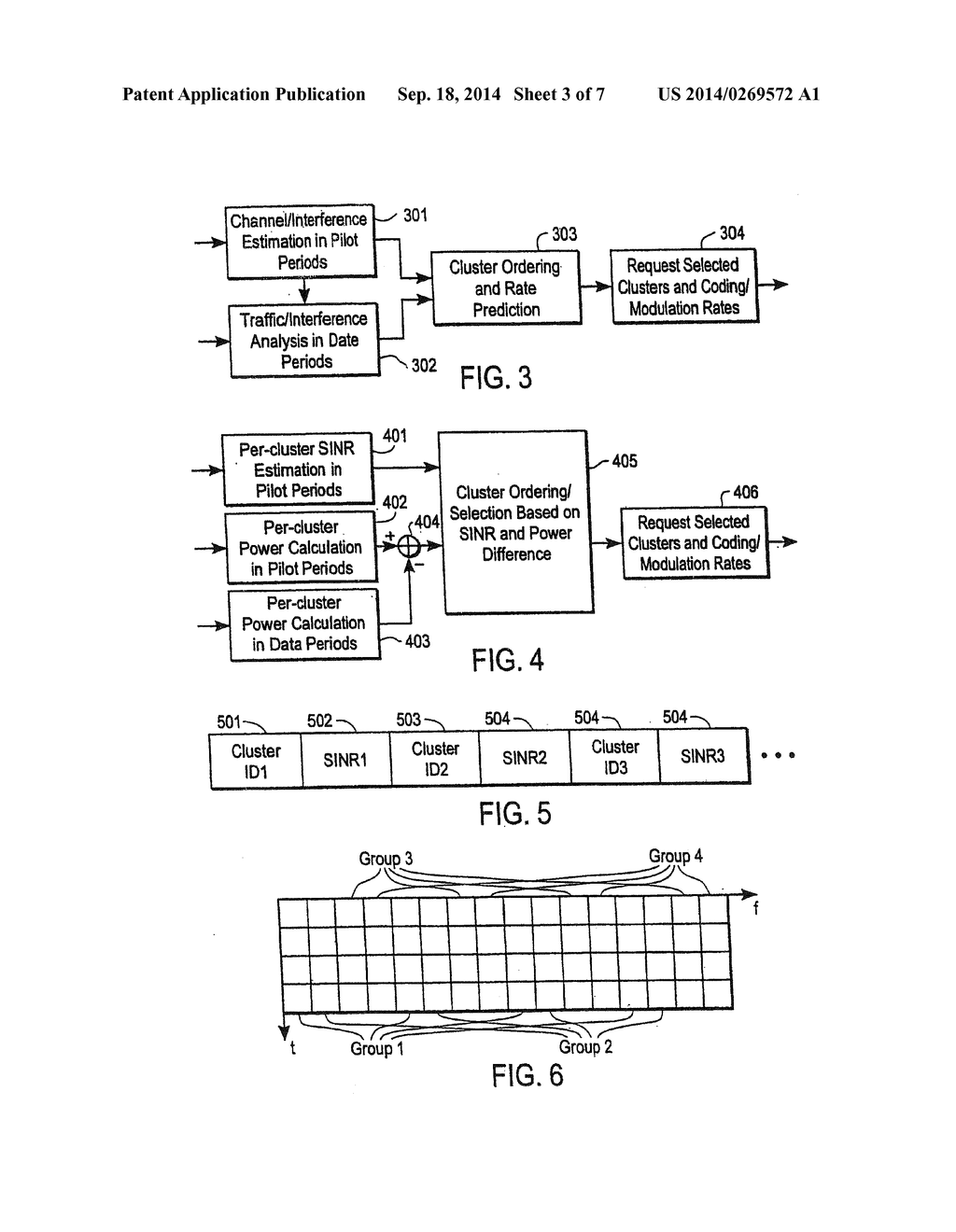 MULTI-CARRIER COMMUNICATIONS WITH ADAPTIVE CLUSTER CONFIGURATION AND     SWITCHING - diagram, schematic, and image 04