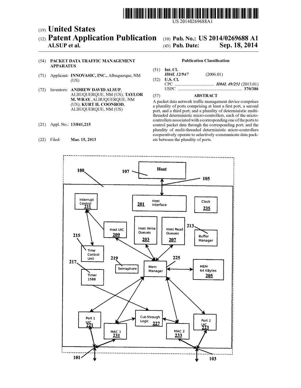 PACKET DATA TRAFFIC MANAGEMENT APPARATUS - diagram, schematic, and image 01