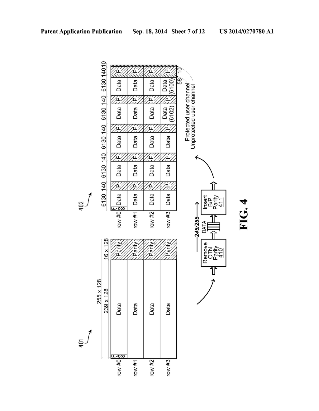 APPARATUS AND METHOD FOR FORWARD ERROR CORRECTION OVER A COMMUNICATION     CHANNEL - diagram, schematic, and image 08