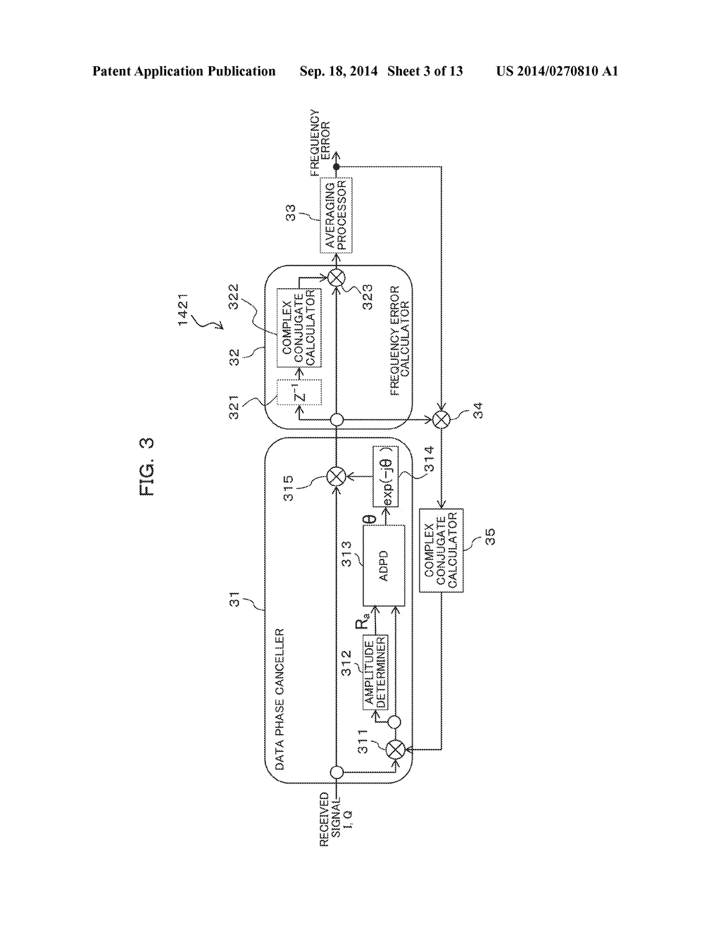 FREQUENCY ERROR ESTIMATING APPARATUS AND METHOD, FREQUENCY ERROR     COMPENSATING APPARATUS, AND OPTICAL RECEIVER - diagram, schematic, and image 04