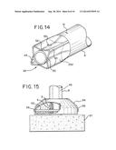 SELF-RIGHTING FLEXIBLE DELINEATOR WITH PROTECTIVE COLLAR diagram and image