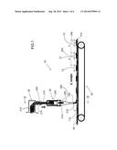 METHOD AND APPARATUS FOR DISCONTINUOUS APPLICATIONS, AT A CONSTANT PITCH,     OF CONTROLLED QUANTITIES OF ABSORBENT MATERIAL IN GRANULES diagram and image