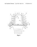 COOLED CERAMIC MATRIX COMPOSITE AIRFOIL diagram and image