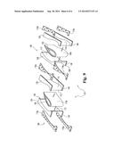 COOLED CERAMIC MATRIX COMPOSITE AIRFOIL diagram and image