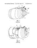 ACUTATOR FOR AIRCRAFT TURBINE ENGINE NACELLE WITH NOTABLY ONE-PIECE     ANNULAR REAR PART diagram and image