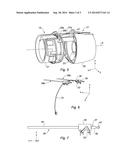 ACUTATOR FOR AIRCRAFT TURBINE ENGINE NACELLE WITH NOTABLY ONE-PIECE     ANNULAR REAR PART diagram and image