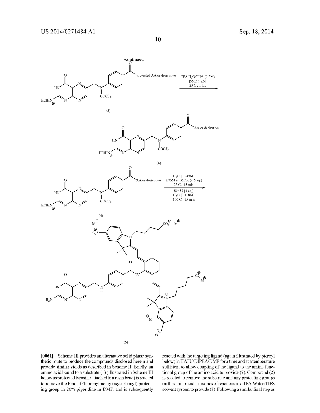 Methods of Imaging Inflammatory Diseases by Ligands Conjugated to     Fluorescent Compounds - diagram, schematic, and image 19